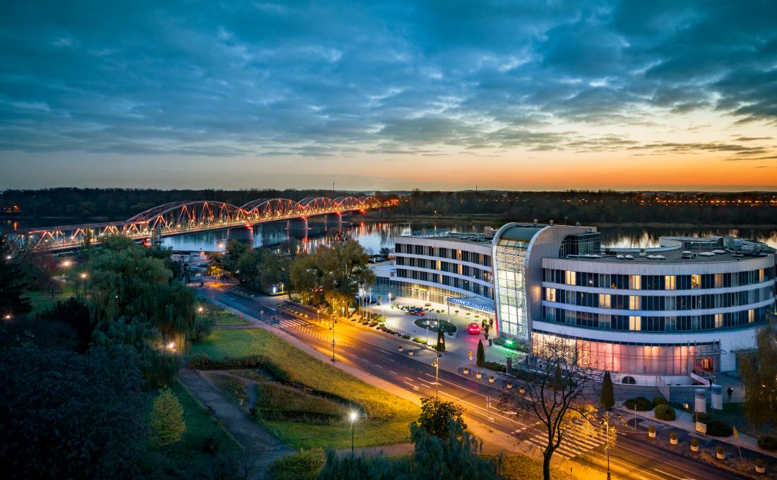 Copernicus Toruń Hotel **** widok z góry