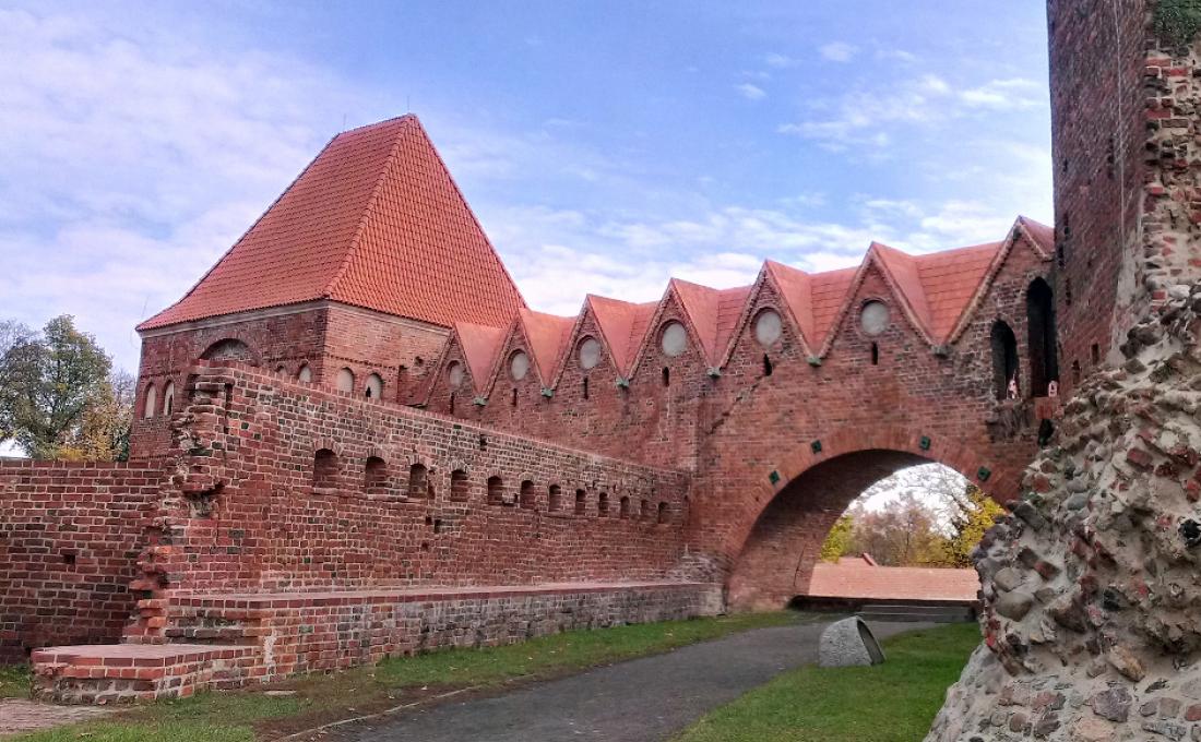 The ruins of the Teutonic Order Castle 