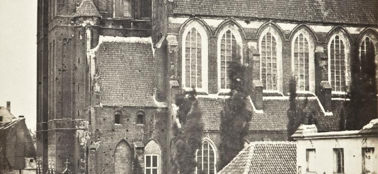 Toruń, kościół św. Jana, widok od strony południowej autor nieznany, Toruń, 1861 ze zbiorów Muzeum Okręgowego w Toruniu