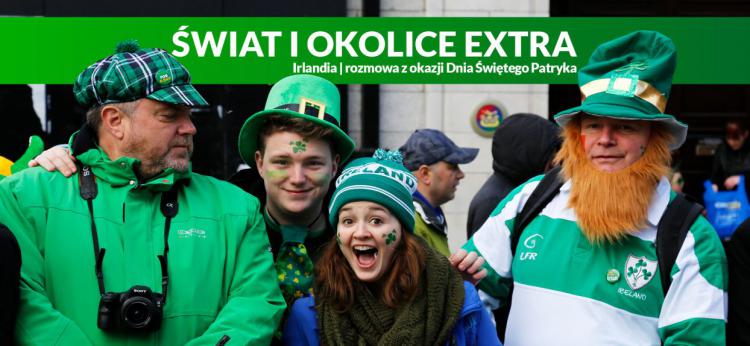 zdjęcie osób w zielonych, irlandzkich strojach