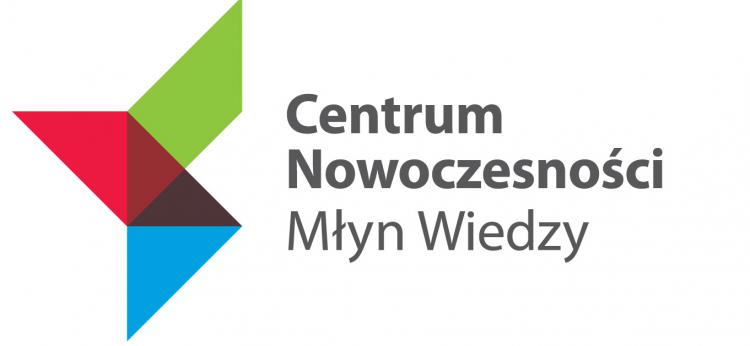 logo Centrum Nowoczesności "Młyn Wiedzy"