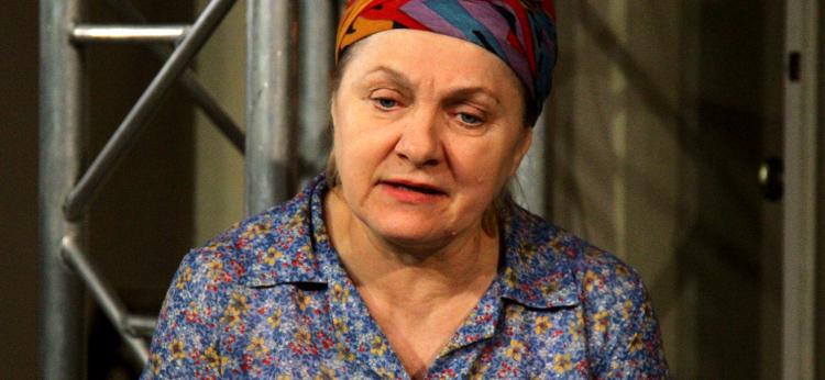 Teresa Stępień-Nowicka w spektaklu "Józef i Maria"